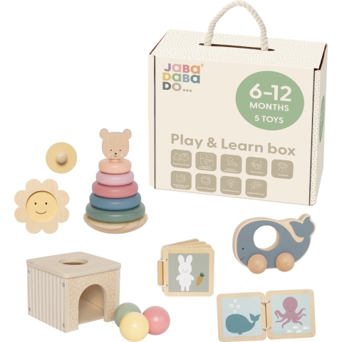 Jabadabado Play and learn Box 6-12 maanden