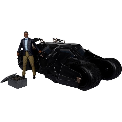 McFarlane DC Multiverse Lucius Fox & Tumbler