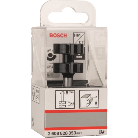 Bosch Accessoires Messingfrezen 8 mm, D1 25 mm, L 5 mm, G 58 mm 1st - 2608628353