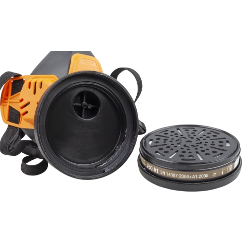 Wolfcraft Halfgelaatsmasker | Met verwisselbaar filter | A1 | 1 stuk - 4950000