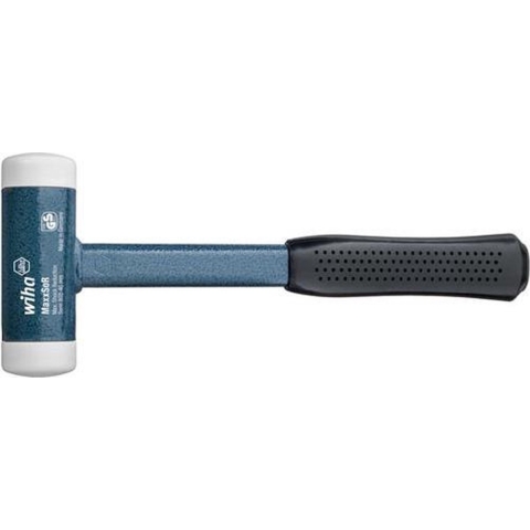 Wiha Kunststof hamer terugslagloos | zeer hard | met holle metalen steel | rond-slagkop | 50 mm | 135 mm - 39021 - 39021