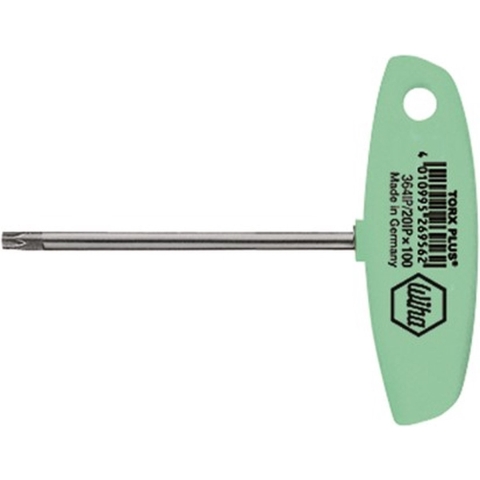 Wiha 364IP030150 Stiftsleutel met dwarsgreep TORX PLUS® mat verchroomd 30IP x 182 mm - 26959