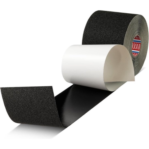 Tesa Antisliptape | zwart | lengte 15 m, breedte 100 mm wiel | 1 stuk - 60950-00002-00 60950-00002-00