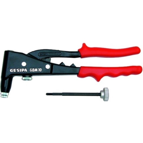 Gesipa Blindklinkmoertang | totale L.260mm gewicht 0,6kg hefslag 7mm draadstift M5/mondstuk M5 | 1 stuk - 1434761 - 1434761