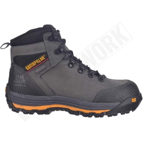 CAT Munising P720161 Hoog S3 | Werkschoen | Grijs | Maat 47 - 00.030.013.47 00.030.013.47