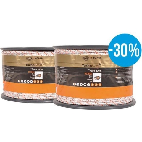 Gallagher Duopack TurboLine cord wit 2x200m - 069293 069293