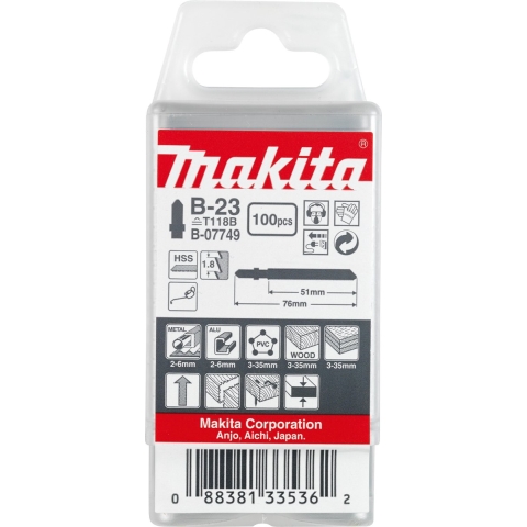 Makita B-07749 T 118 B Decoupeerzaagblad voor Multimateriaal VE=100
