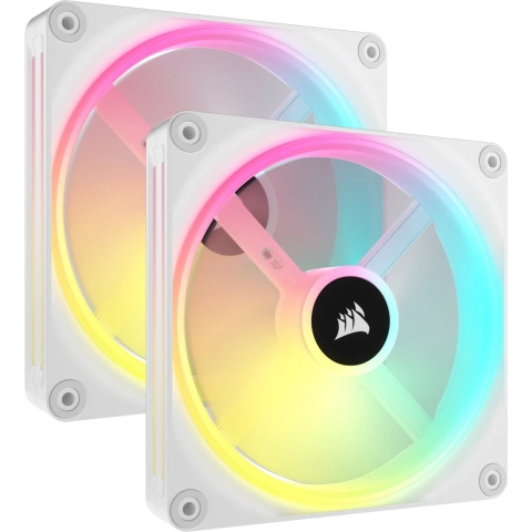 iCUE LINK QX140 RGB 140mm PWM Fans Starter Kit - Wit Case fan