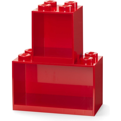 LEGO Brick Shelf Set, 4 + 8 noppen Wandschap