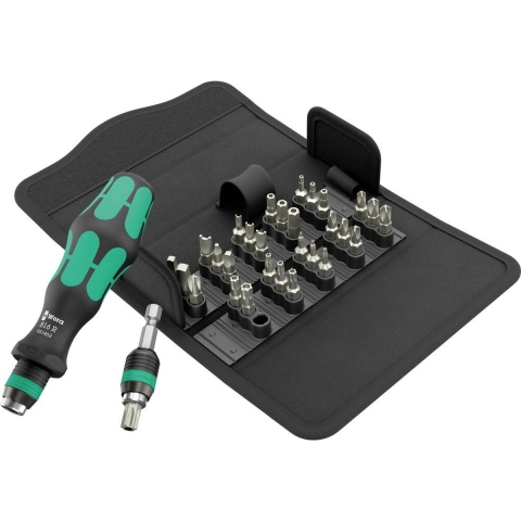 Wera 05057114001 32-delig Kraftform Kompakt 71 Security Bitschroevendraaierset In Etui