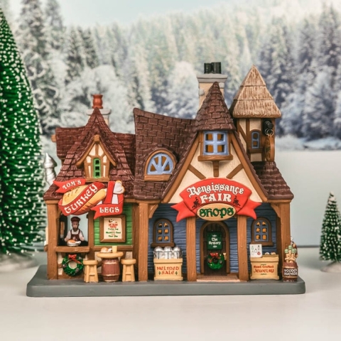 Renaissance Fair Shops 16x24x25 cm Kersthuisje - Lemax