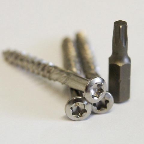 Vlonderschr. 5.0x60 rvs tx 125s - Deltafix