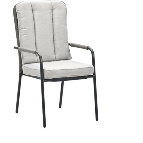 Venice Dining Tuinstoel Carbon Black/Desert Sand - Garden impressions