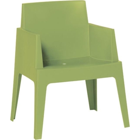Box armstoel licht Groen - Garden impressions