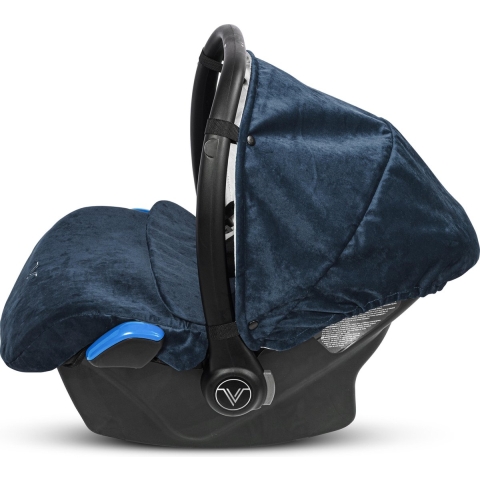 Velvett autostoel - Kobalt Blue,,