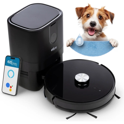 EZIclean I-Bot Z7 Smart - Robotstofzuiger met dweil functie - automatisch leegstation - virtuele ruimtes
