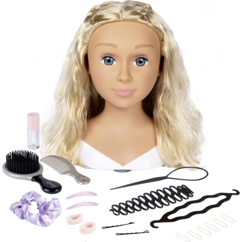 Smoby My Beauty Blond Styling Head - Kaphoofd - Kapper - Educatief