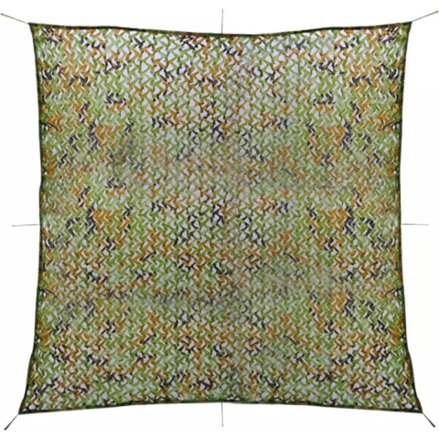 vidaXL - Camouflagenet - met - opbergtas - 4x4 - m
