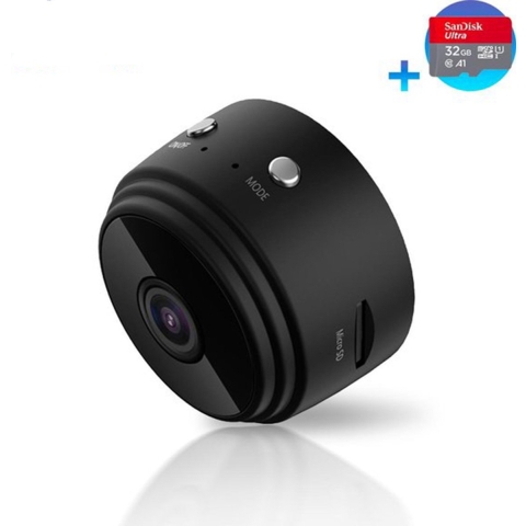 AyeWay Spy Camera - Verborgen Camera - 1080P - WiFi - Draadloos - Incl. Gratis 32 GB micro SD