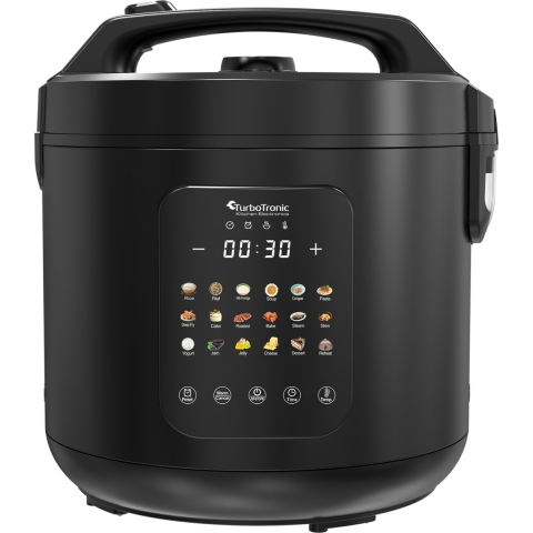 TurboTronic Rijstkoker DMC18 Multicooker - Stoomkoker - RVS - Zwart,,,,,,,,,