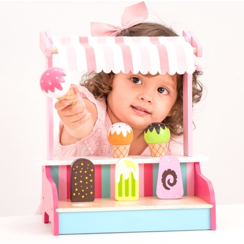 New Classic Toys Speelgoedwinkeltje IJskraam Inclusief Accessoires