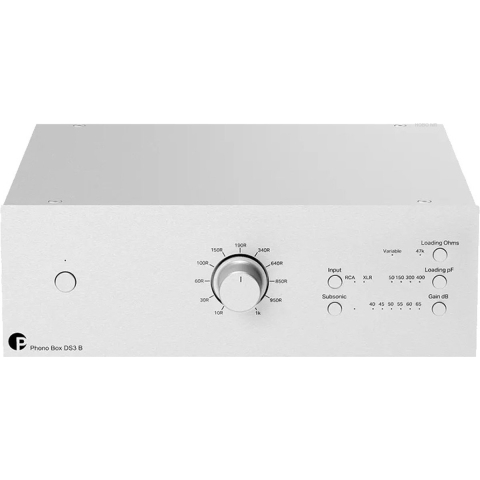 Pro-Ject Phono Box DS3 B phono voorversterker zilver