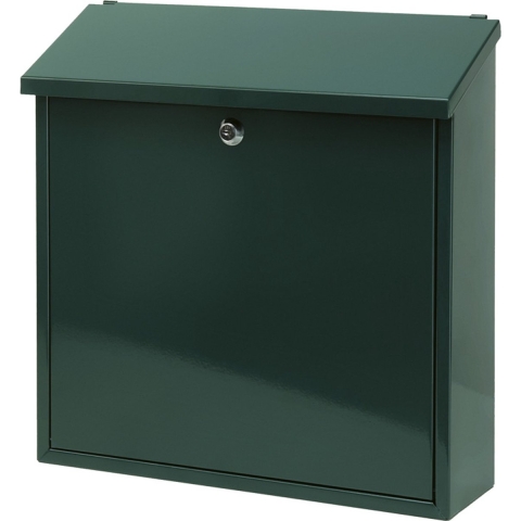 V-part Wandbrievenbus Malagan 37 X 11,5 Cm Staal Blauw,,