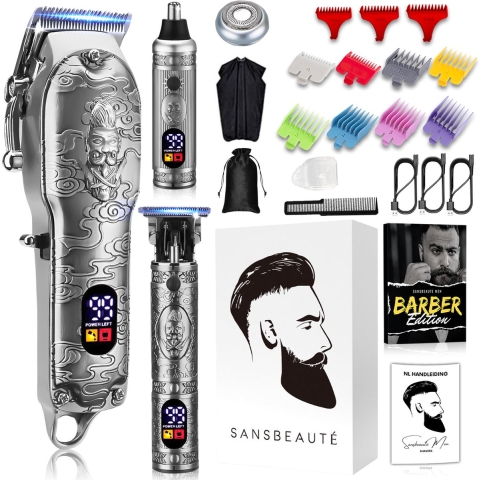 Professionele Draadloze 4-in-1 Tondeuse - Tondeuse Mannen Hoofdhaar - Cheveux Haar - Haartrimmer - Kapper Haar Machine - Haartondeuse - Trimmer Baard