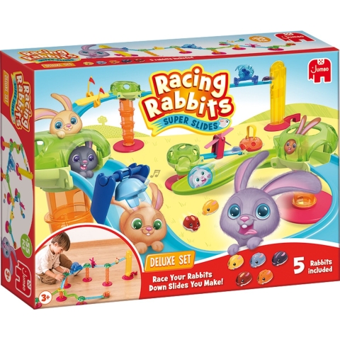 Jumbo - Racing Rabbits - Deluxe Set - Knikkerbaan vanaf 3 jaar