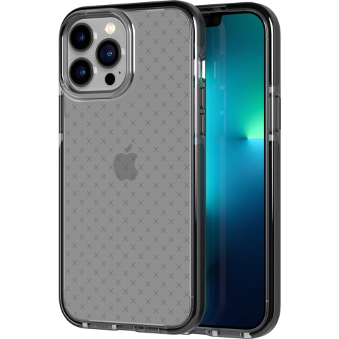 Tech21 evo Check Apple iPhone 13 Pro max zwarte achterkant