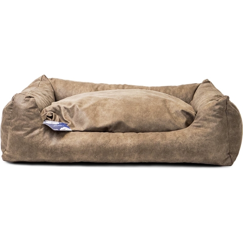 Let's Sleep Sweet Dreams Hondenmand Met Kussen XL Taupe