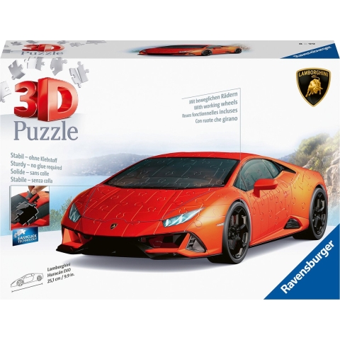 Ravensburger Lamborghini Huracan EVO Arancio - 3D Puzzel