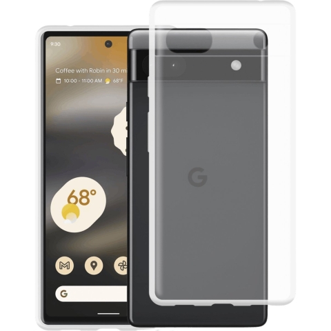 Just in Case Google Pixel 6a Soft TPU Case (Clear)