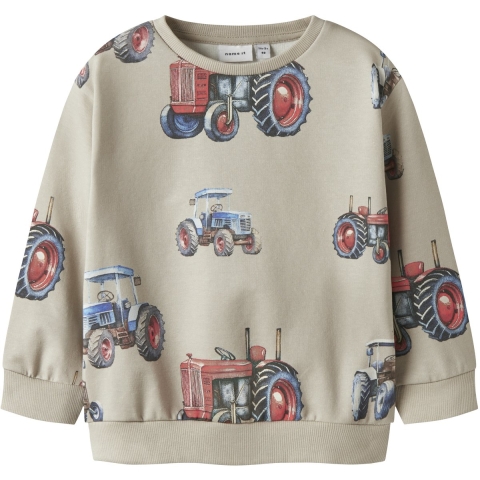 Name It Sweatshirt - NmmLudvig - Peyote - Name It - 2 jaar (92) - Sweatshirt
