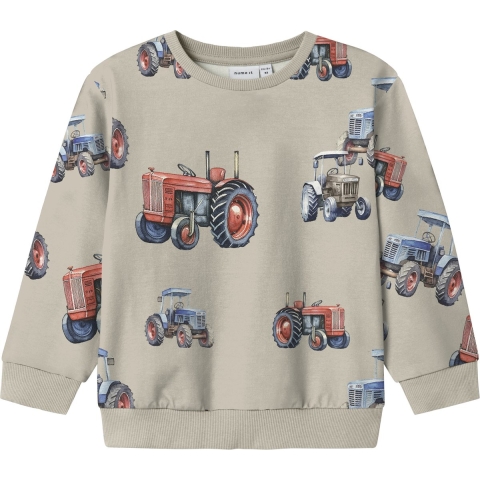 Name It Sweatshirt - NmmLudvig - Peyote - Name It - 3 jaar (98) - Sweatshirt
