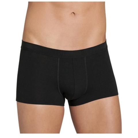 Set van 2x stuks sloggi heren boxershort shorty zwart, maat: S S -