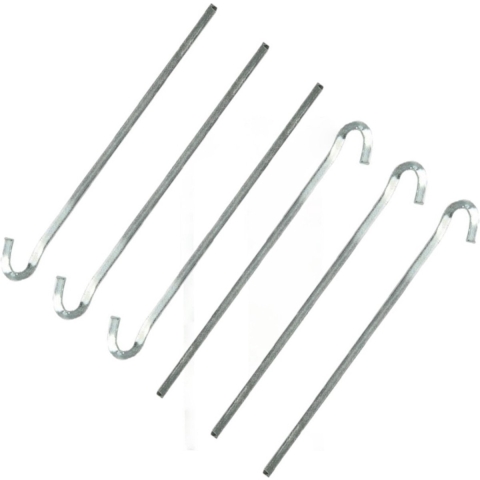48x Stuks rotspennen/tentharingen metaal 22 cm -