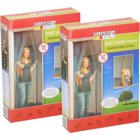 3x stuks magnetische insectenhor 220 x 100 cm -