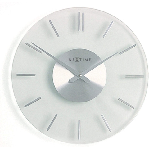 NeXtime NE-2632 Wandklok Dia. 31 Cm, Glas, Stripe