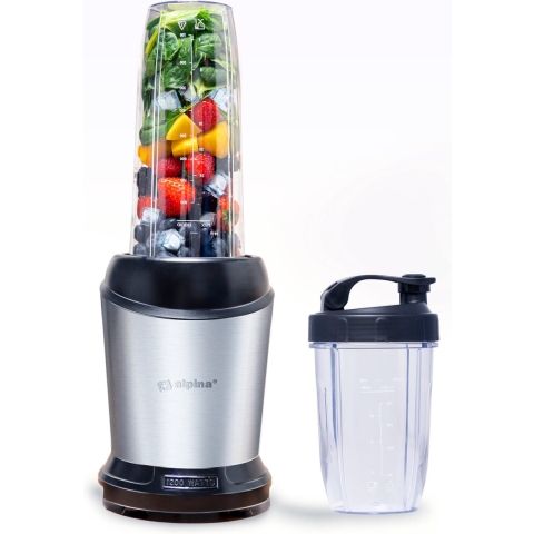 Alpina Smoothie Maker 1L RVS/Zwart