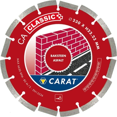 Carat DIAMANTZAAG BAKSTEEN Ø230x22,23MM, CA CLASSIC - CAC2303000 - CAC2303000