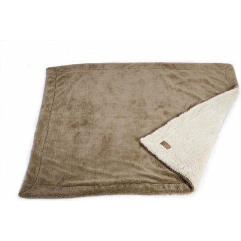 Designed by Lotte Wush - Hondendeken - Beige/Bruin - 150x125 cm