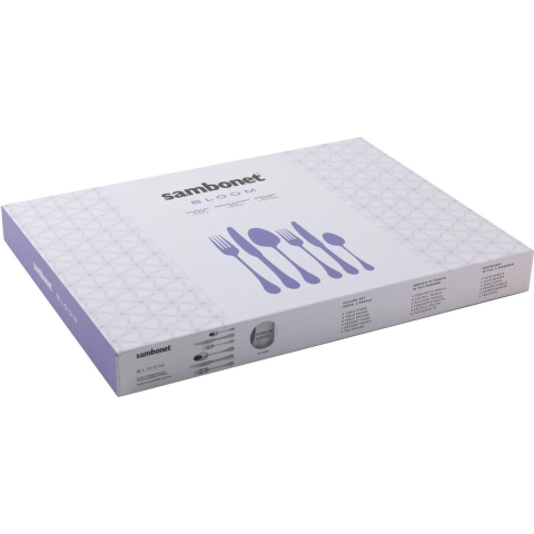 Sambonet Bestekset Bloom - RVS - Monoblock - 36 delig / 6 personen