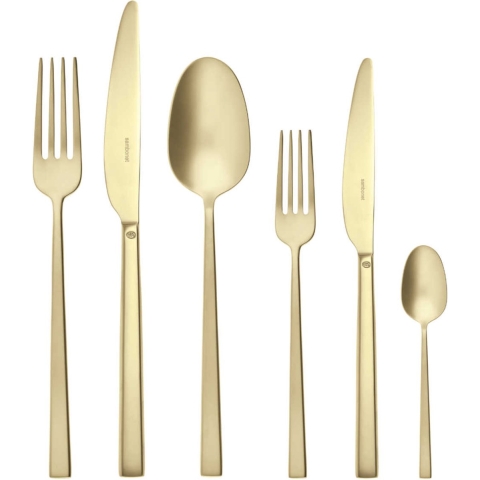 Sambonet Bestekset Rock - Antique Champagne - 36 delig / 6 personen