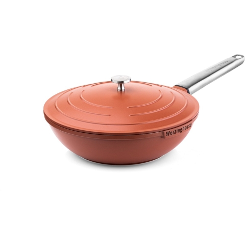 Westinghouse Wokpan Performance Rebel Red ø 28 cm - standaard anti-aanbaklaag