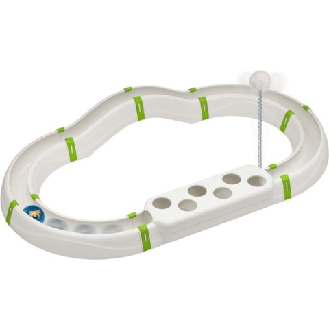 Ferplast Kattenspeeltje Labyrinth Circuit 72 X 40 Cm Wit 3-delig