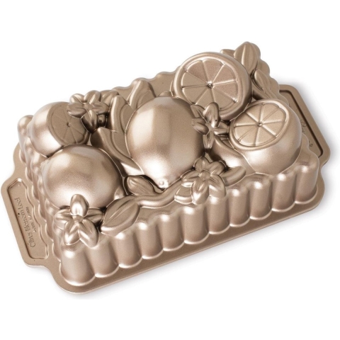 Nordic Ware Cakevorm / Broodbakvorm Citrus Blossom Loaf Pan Koper 22 x 15 cm / 1.4 liter