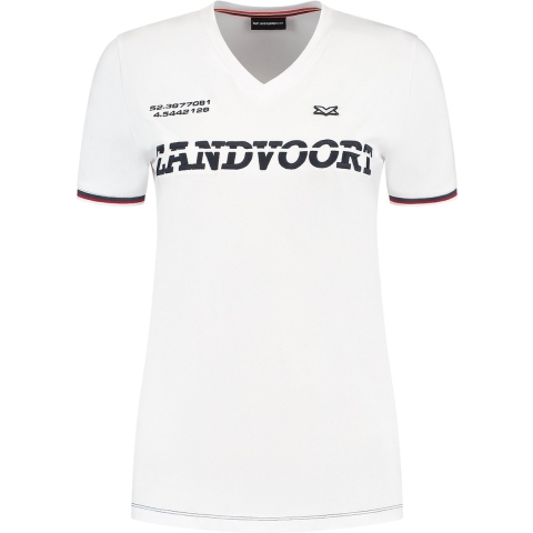 Dames - T-shirt - Wit - MV Official x Zandvoort - XXL - Max Verstappen