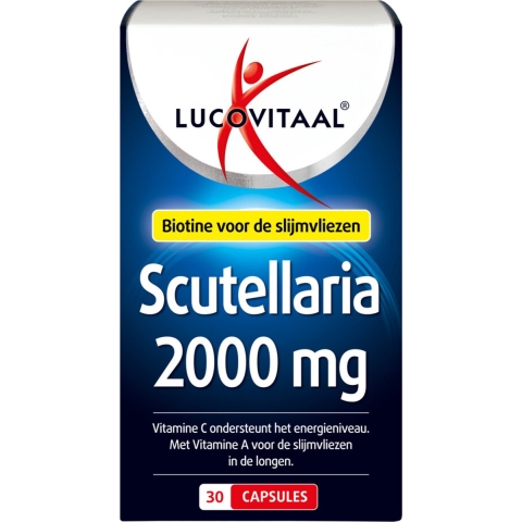 Gratis Verzending: 2x Lucovitaal Scutellaria 2000 mg 30 capsules