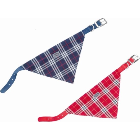 Nobby Halsband + Sjaal Blauw 35cm